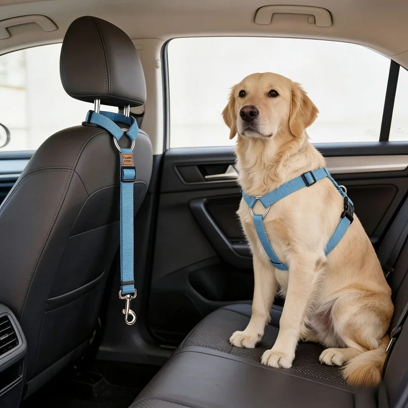 Adjustable Dog Car Seat Belt Leash