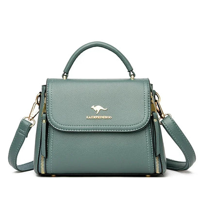 High Quality Soft Leather Tote Bag Fashion New Solid Ladies Purses and Handbags Large Capacity Shoulder Croosbody Bag for Women