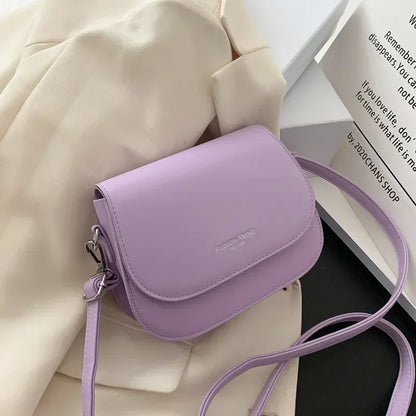 PU Leather Saddle Handbag
