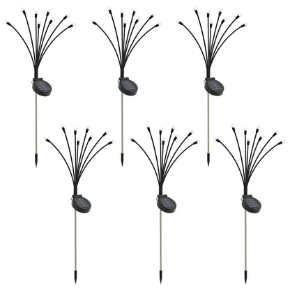 8-Head Solar Firefly Garden Lights