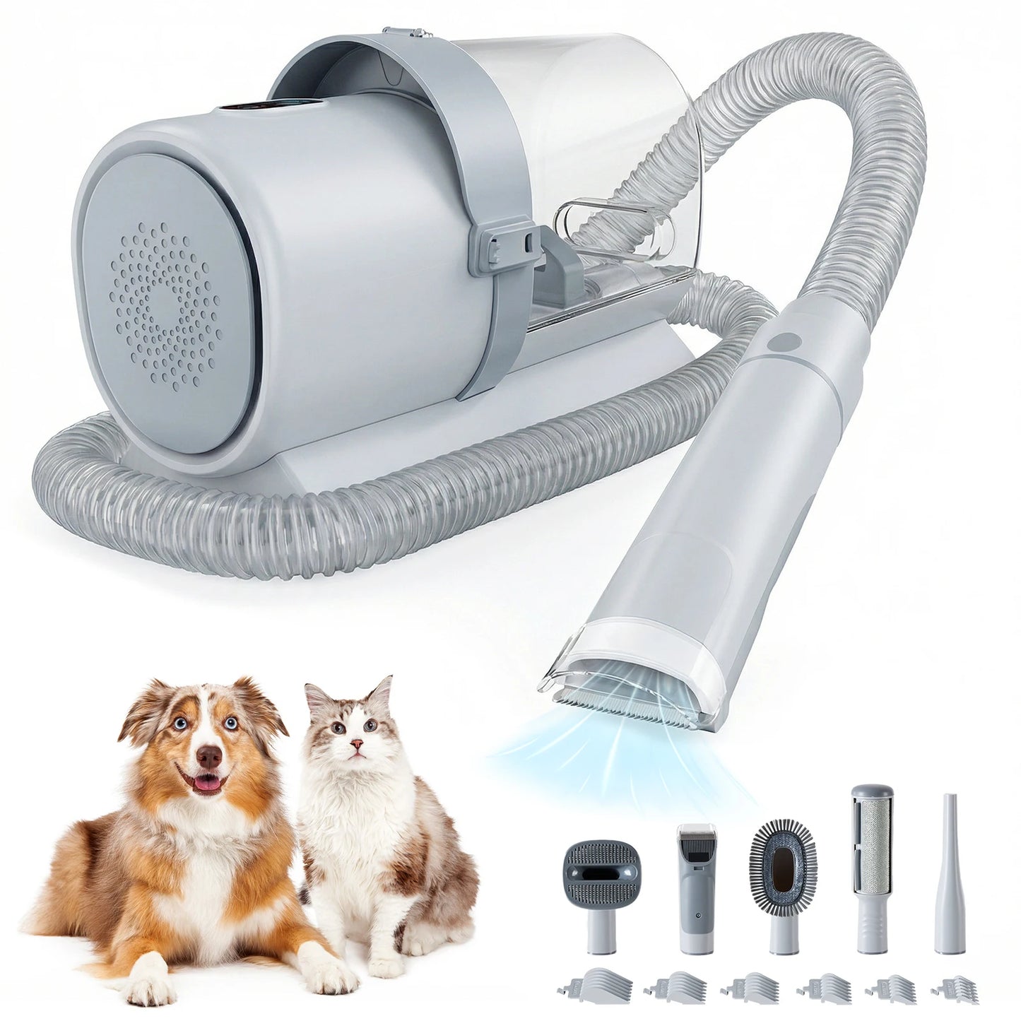 2.5L Professional Pet Grooming Vacuum Kit