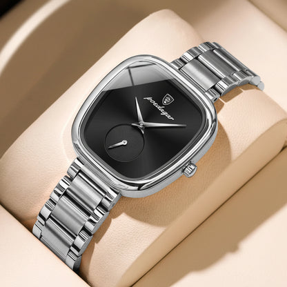 Luxury Stainless Steel Quartz Wrist Watch with Water Resistance