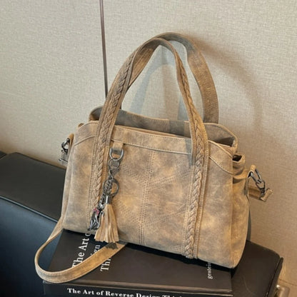 Luxury Handbags Casual Women PU Leather Shoulder Bags Designer Ladies Crossbody Messenger Sac High Capacity Tote Bag New 2026