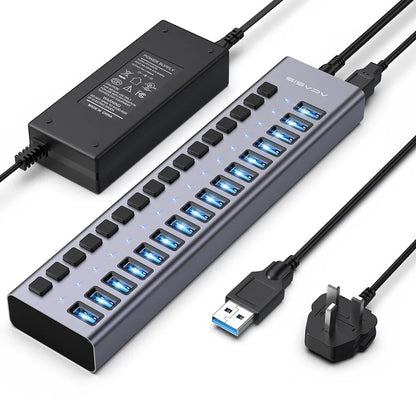 10Gbps Multi-Port USB Hub with Individual Switches