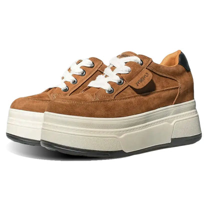 Premium Hidden Wedge Platform Sneakers