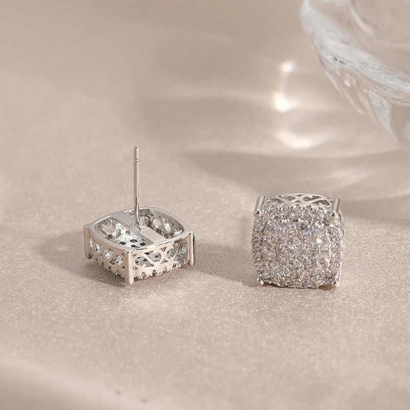 Minimalist Square Stud Earrings