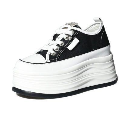 Premium Hidden Wedge Platform Sneakers