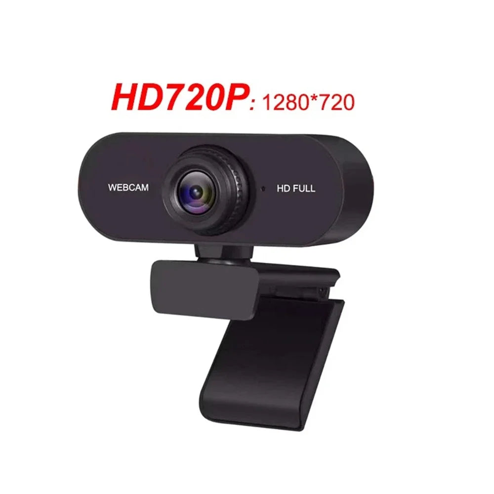 2K HD USB Webcam with Microphone & Privacy Cover