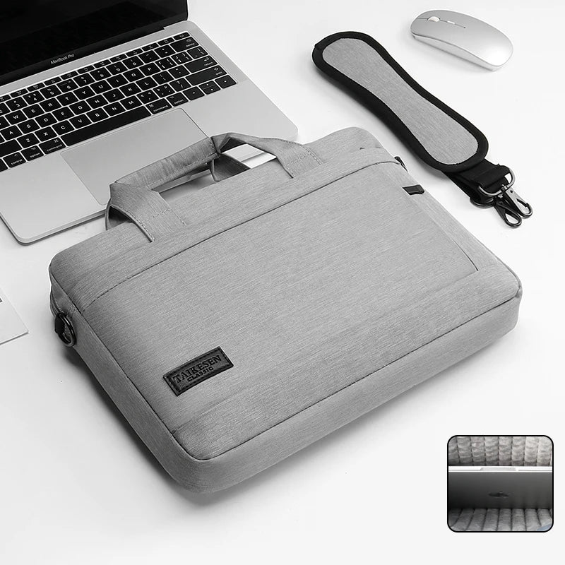 Protective Laptop Sleeve Bag with Shoulder Strap for 13–17 Inch Laptops