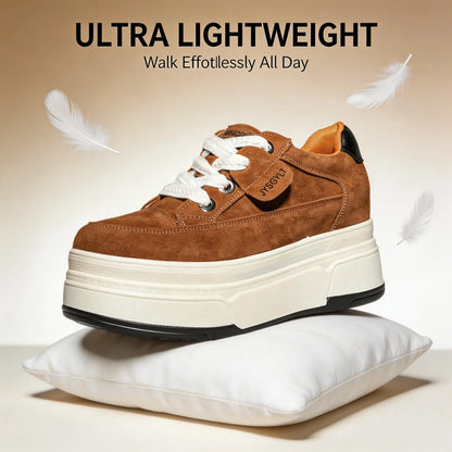 Premium Hidden Wedge Platform Sneakers
