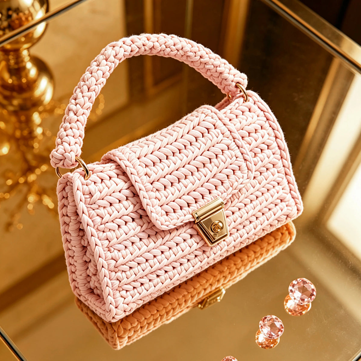 Handmade Crochet Tote Bag