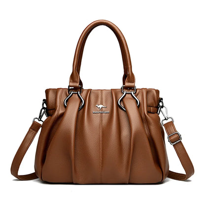 Genuine Casual Tote Bag Luxury Handbags For Women Designer Purses and Handbag High Quality Soft Leather Commuting Hand Bags
