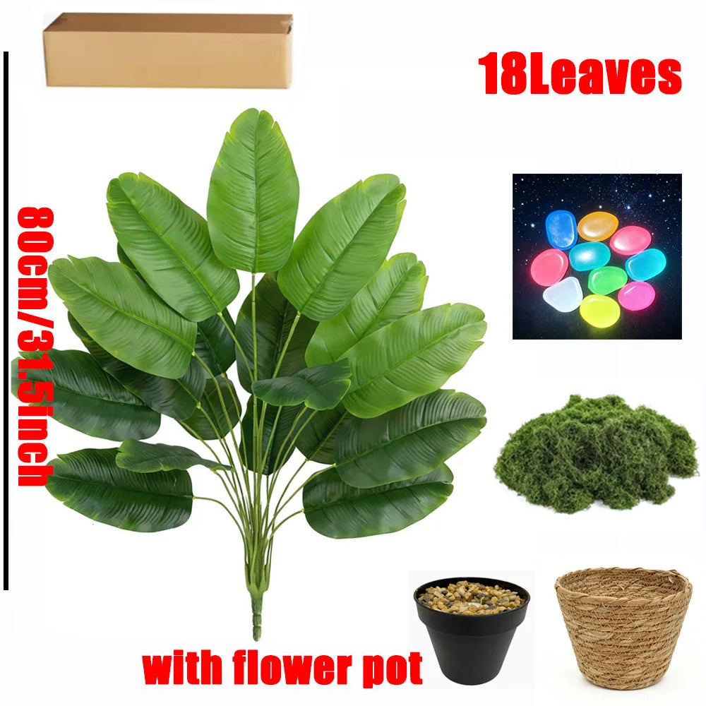 Large Artificial Tropical Palm Tree