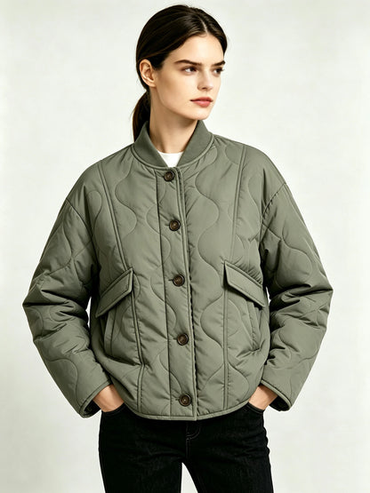 Patchwork Loose Retro Casual Jacket