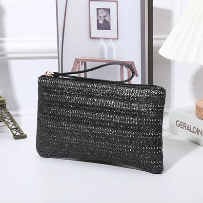 Straw Woven Clutch Bag